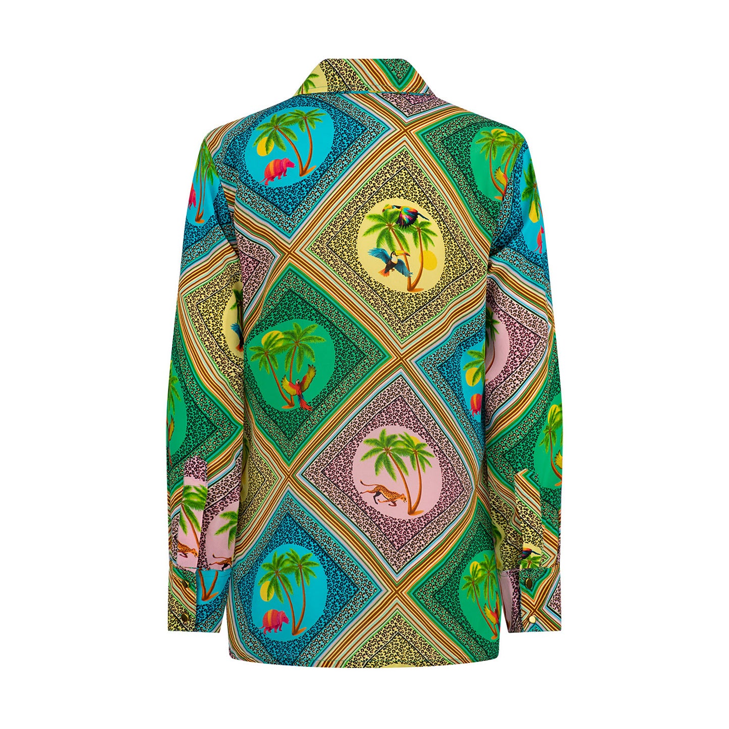 XO By Kali Safari Silk Shirt
