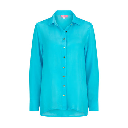 XO By Kali Silk Rainbow Mist Shirt